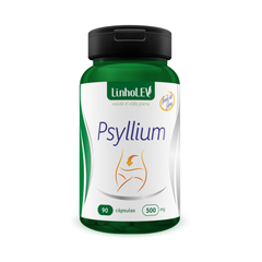 Psyllium Linho Lev 500Mg 90 Cápsulas