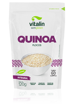 Quinoa em Flocos Orgânica 120G Vitalin
