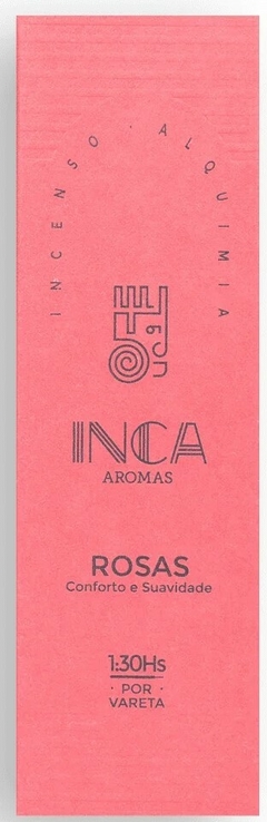 Incenso Terapêutico de Rosas Inca Aromas (4 Varetas) - comprar online