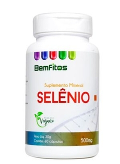 Selênio Bemfitos 500Mg 60 Cápsulas