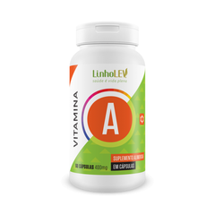 Vitamina A Linho Lev 400UI 400Mg 60 Cápsulas