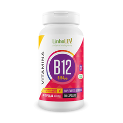 Vitamina B12 Linho Lev 400Mg 60 Cápsulas
