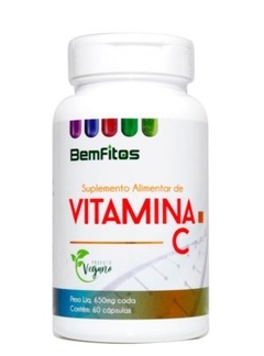Vitamina C Bemfitos 650Mg 60 Cápsulas