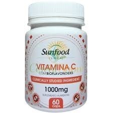 Vitamina C Com Bioflavonoides 1000Mg 60 Cápsulas Sunfood