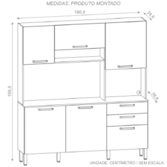 Cozinha Kits Parana Ferrara 6 Pts 2 Gvs - 2919 - PC / 2 - comprar online