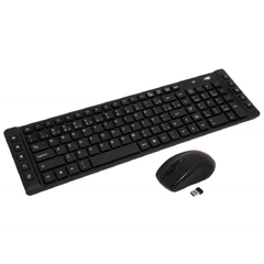 Kit Teclado E Mouse C3tech K-w50b Wireless - K-w50bk