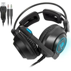 Headset Gamer P2 + USB RGB Vickers Preto FORTREK