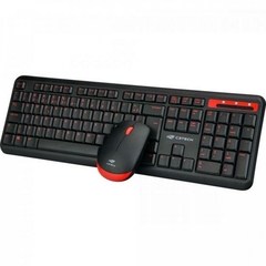 Kit Teclado + Mouse Sem Fio K-W100BK C3TECH