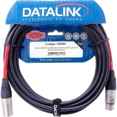 Cabo Para Microfone Garage Xlr(m) xlr(f) 7m Datalink - comprar online