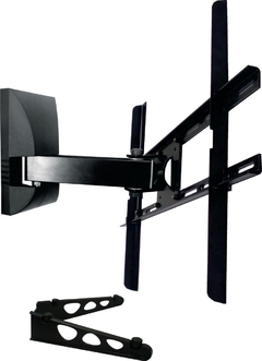 Suporte Para Tv De Lcd De 10" A 70" Sbrp430 Com Suporte Para Dvd Preto