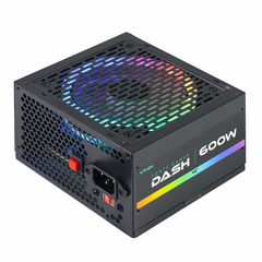 Fonte Gamer Dash 600w Preto Com Fan Led Rgb - Vfg600wpr - comprar online