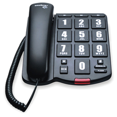 Telefone C/ Fio Tok Fácil Preto Teclas Grandes 4000034 - comprar online