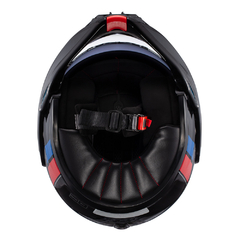 Capacete Texx Stratos 180 Journey Preto / Azul / Vermelho 56 - comprar online