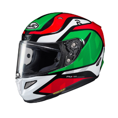 Capacete Hjc Rpha 11 Deroka Verde E Vermelho 58