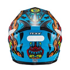 Capacete Texx Hawk - Hunger Azul 62 - BIDU SHOP