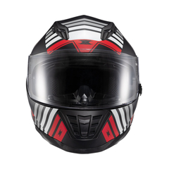 Capacete Texx Fechado Wing Grid Pret Verm Branc 60