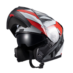 Capacete Texx Escamot Gladiator V3 Reisen Verm Branc 62 na internet