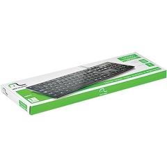 Teclado Usb Chocolate Soft Touch Preto - Tc142 na internet