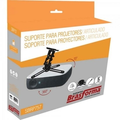 Suporte de Teto Para Projetor SBRP757 Preto BRASFORMA - comprar online