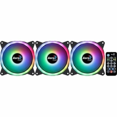 Kit 3 Coolers Duo 12 PRO ARGB + Hub + Controle AEROCOOL - comprar online