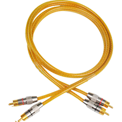 Cabo 2 + 2rca 3m Dupla Blindagem Amarelo Oxygen - comprar online