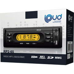 Radio Mp3 Usb/sd/mmc Fm Rp2-65 Loud na internet