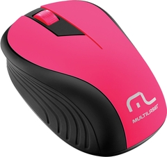 Mouse Sem Fio 2.4ghz Preto E Rosa Usb 1200dpi Plug And Play Mo214 na internet