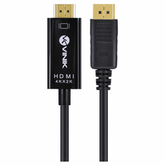 Cabo Displayport 1.3 Para Hdmi 2.0 4k 30hz Ultra Hd 2 Metros - H20dp13-2 - comprar online