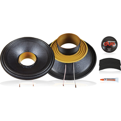 Kit P/ Reparo Sub Woofer 12 De 2.600wrms 4ohms - 12 Insanno Duo Oversound - comprar online