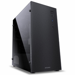 Gabinete Mid-tower Terra 2 Fans Com Lateral Acrilica Preto - Terpt2fca