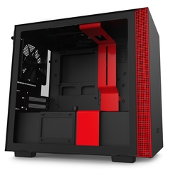 Gabinete Mini-itx - H210i Matte Black/red - Com Controladora De Fans + Fita De Led - Ca-h210i-br - comprar online