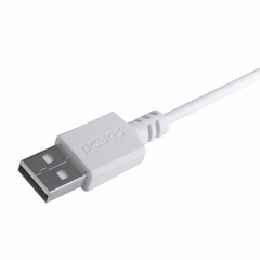 Cabo Para Celular Usb A 2.0 Para Usb Tipo C 1 Metro Branco - Puacb-01 na internet