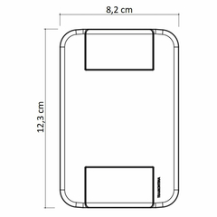 Conjunto 1 Tomada Para Telefone 4x2 Rj11 Branco - comprar online