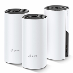 Roteador Wireless Sistema Wi-fi Mesh Dual Band 2,4/5ghz Ac1200 Deco E4 Pack 3 - comprar online