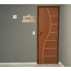 Porta Chave Home Em Mdf Natural