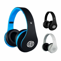 Fone De Ouvido Bluetooth F-038p Azul/preto Hoopson