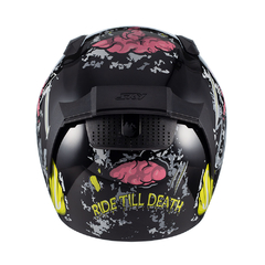 Capacete Sky Two Zombie Preto Brilho Transf Verde 58 na internet