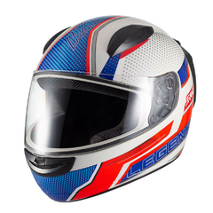 Capacete Sky Two Legends Branco Fosco Transf Vermelho 56 na internet