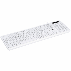 Teclado Chocolate Branco Slim Multimidia 1.8 Metros Usb - Tcb200 na internet