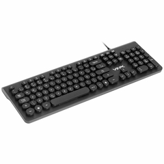 Teclado Multimidia Usb Dynamic Circle Abnt2 Teclas Redondas Cabo Usb 1.8m Preto - Dc100p - comprar online