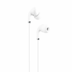 Fone De Ouvido Sound Pods Branco Com Microfone Cabo 1.2m Plug 3.5mm Estereo P3 - Sp220b - comprar online