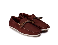 Mocassim Casual Youth Couro Bordô 5005