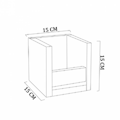 Suporte álcool Em Gel Natural Em Mdf - BIDU SHOP