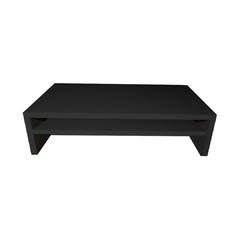 Suporte C/ Prateleira Para Monitor Preto Em Mdf - BIDU SHOP