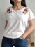 Remera bordada Gardenia