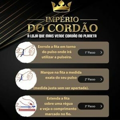 Cordão pulseira e pingente Piastrine nacional 2 mm - loja online