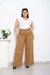 Wide Leg Elastizado Camel (48 a 60)