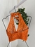 TOP AL CUELLO CROCHETTE NARANJA - comprar online