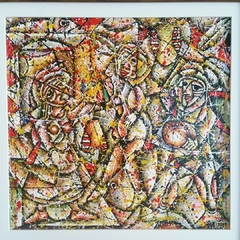 Pintura óleo (com moldura), Lelan Siqueira - comprar online