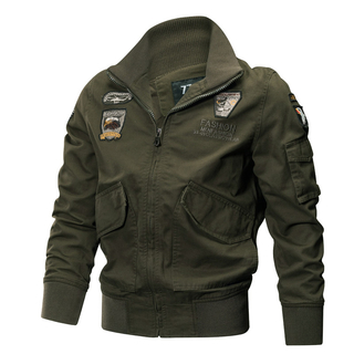 jaqueta militar masculina preta 